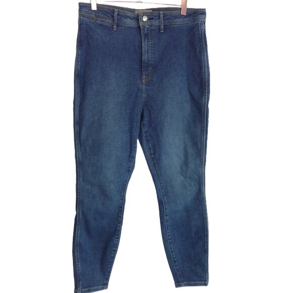Everlane Way High Skinny Jean Blue Size 33 - Picture 1 of 7